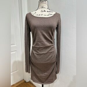 Express Metallic Knit Dress